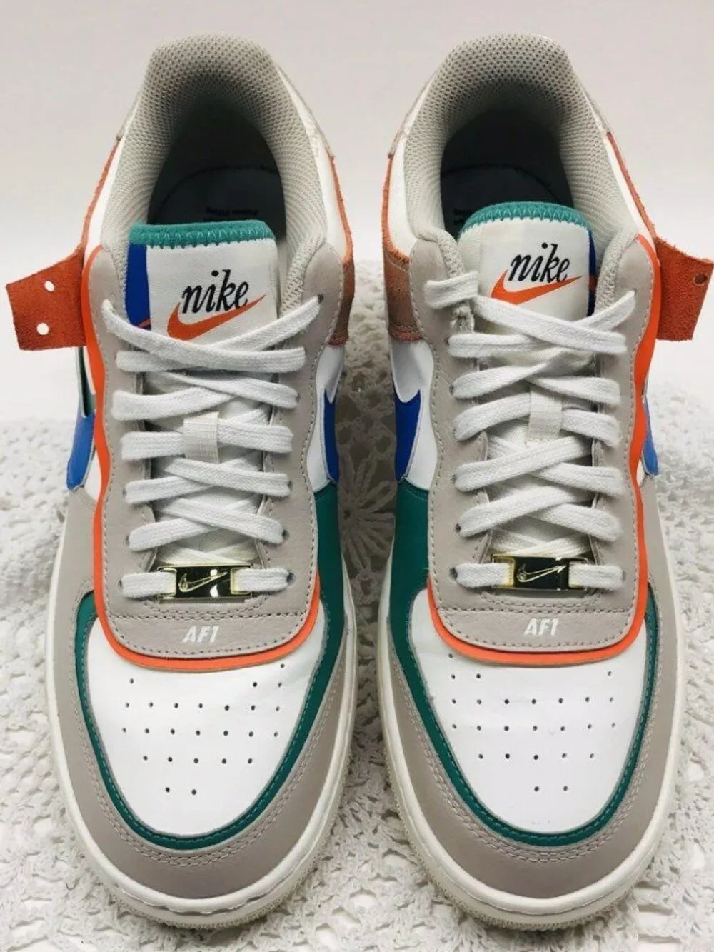 Nike Air Force 1 Shadow Multicolor Sneakers Women's Size 8.5